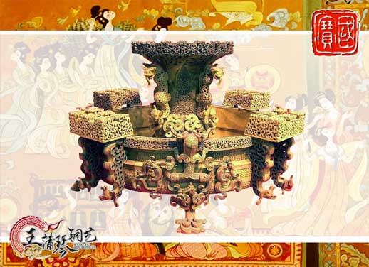 銅尊盤，曾侯乙尊盤，國寶級(jí)文物之一
